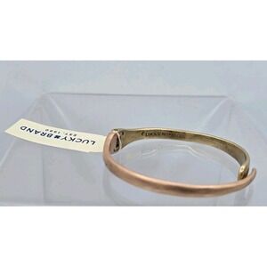 Lucky‎ Brand Two Tone Overlap Hinge Bangle Bracelet